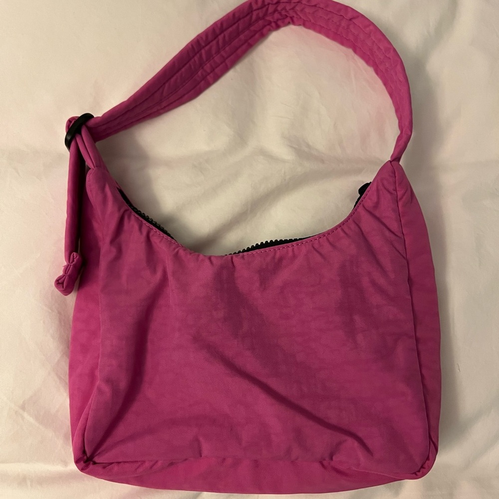 Baggu Mini Nylon Shoulder Bag Pink